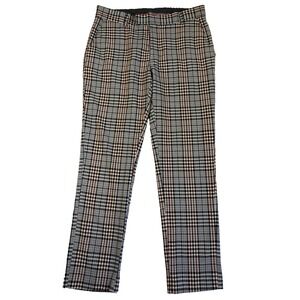 Boohoo Man Men's 32R Preppy Plaid Trousers Pants Skater Urban Streetwear